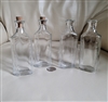 Vintage medicine clear glass bottles Owens 80 ml