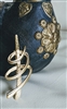 Swirled ribbon gold tone vintage brooch jewelry