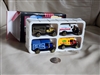 Collectible display car models vintage replicas delivery trucks colorful decor