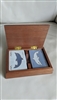 Hawaii two deck of cards with Dolphins wooden box