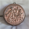 Round copper tavern decor baking pan wall decor