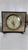 1950s GE Telechron Model 7H242 electric alarm clock with sunburst dial