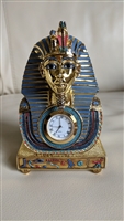 Franklin Mint The Mask of Tutankhamun clock