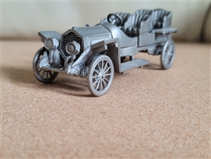 English pewter automobile 1907 Thomas Flyer