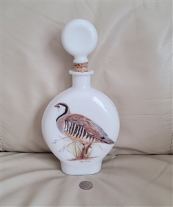 Chukar Partridge decanter 196 9 glass Field Bird