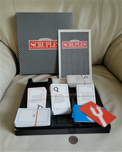 A Question of Scruples 1986 board game fun play