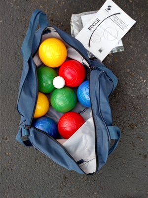 Spalding BOCCE game with nylon case