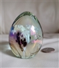 Roger Vines art glass floral paperweight 89