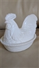 KEMPLE Rooster on the nest large dish