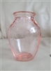 Cameo Pink glass vase from Anchor Hocking