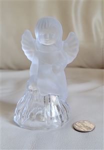 Frosted glass crystal Angel Bell home decoration
