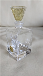 ITALIAN genuine crystal tall perfume bottle