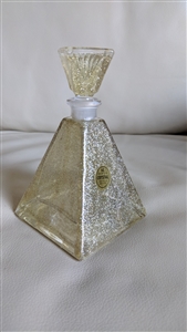 ITALIAN genuine crystal pyramid perfume bottle