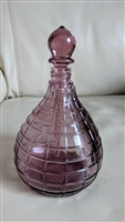 Purple glass perfume bottle with dabber