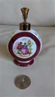 I W Rice Imports Co porcelain perfume bottle sprayer collectible vintage vanity accessories