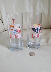 I Love Lucy tv show 2009 collectible glasses set