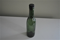Vintage green beer glass bottle collectible