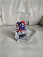 Vintage Warner Bros Looney Tunes Bugs Bunny hockey themed Smuckers drinking glass