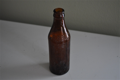 Certo pectin vintage brown glass bottle