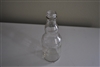 Vintage FRANKS clear glass bottle storage decor