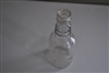 VIntage soda storage clear glass bottle embossed