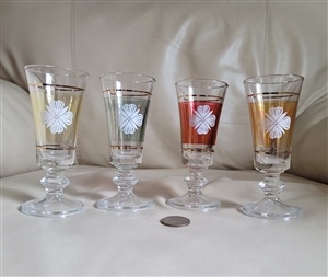 Cordial elegant Italian barware shotglasses set