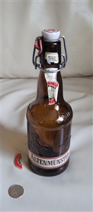 Altenmunster German brown glass beer bottle