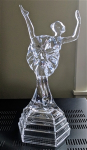 RCR Italian crystal ballerina statue 11 inch