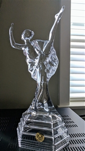 RCR Italian crystal ballerina statue 11 inch