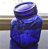 Grannys Products cobalt blue Italian glass jar