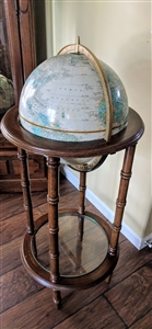 Crams Imperial 12 inch floor World Globe 1970