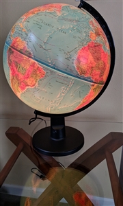 Scan Globe Denmark 1987 Illuminated lamp stand