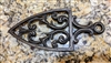 Wilton vintage triangular cast iron trivet