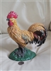 Rooster cast iron door stop home display