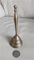 Brass hand forged dinner sick call bell from India