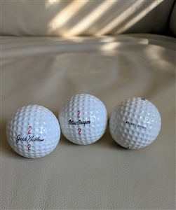 Jack Nicklaus MacGregor golf balls #2 set of 3
