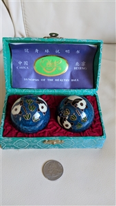 Chinese Panda Bear Chime health balls in box