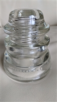 Clear glass Hemingray 46 industrial accent decor