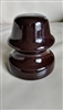 Brown ceramic insulator industrial decor