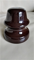 Brown ceramic insulator industrial decor