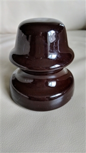 Brown ceramic insulator industrial decor