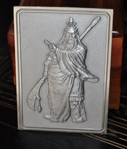 Guan Gong pewter plaque by Royal Selangor