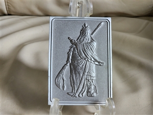 Guan Gong pewter plaque by Royal Selangor