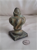 Cast metal paperweight finial decor storage