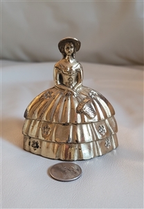 English cast iron Southern Belle dinner bell decor