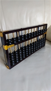 Lotus Flower Brand wooden abacus collectible decor