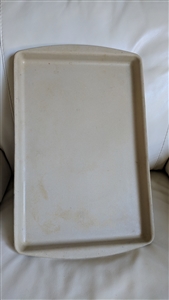 Pampered Chef stoneware flat baking pan