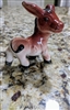 Japanese vintage porcelain donkey figurine for desk and home decor..