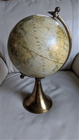 Decorative Rotating Globe on metal stand display