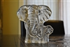 Crystal Elephants bookend paperweight